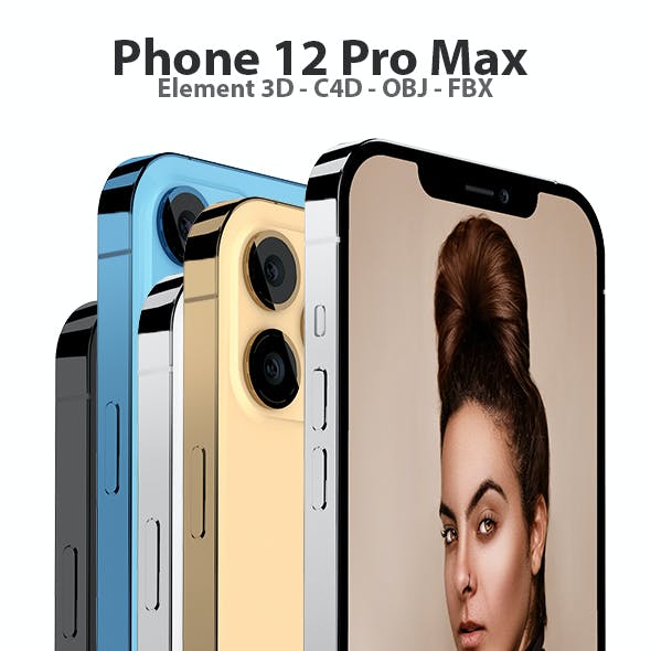 iPhone 12 Pro Max for Element 3D and Cinema 4D