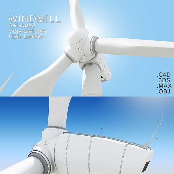 Animated Windmill Model