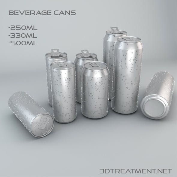 Beverage Cans In 3 Sizes