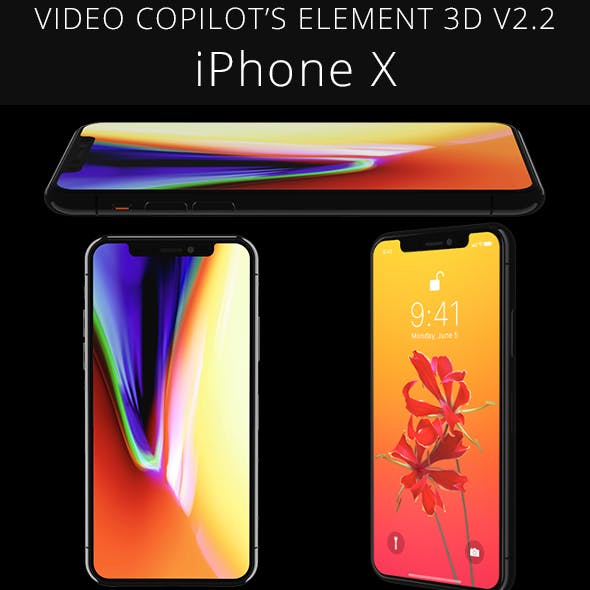Element 3D Apple iPhone X