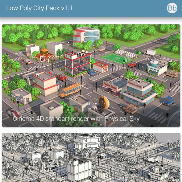 Low Poly City Pack