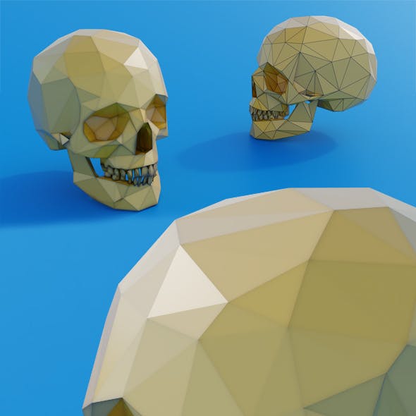 Lowpoly Skull