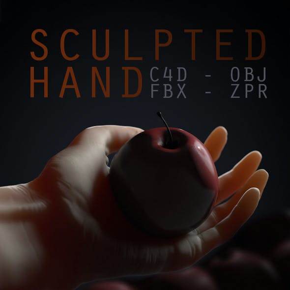 Sculpted Human Hand