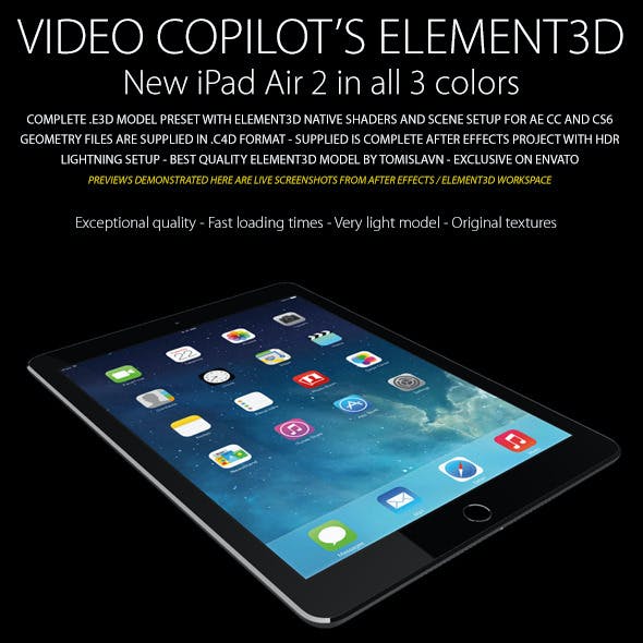 Element3D - iPad Air 2