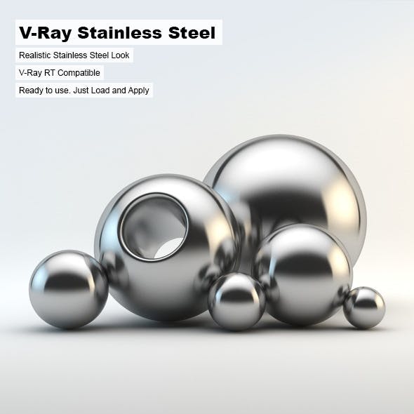 V-Ray Stainless Steel Material