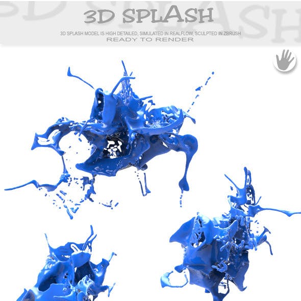 HD Abstract Water Paint Liquid Splash 20