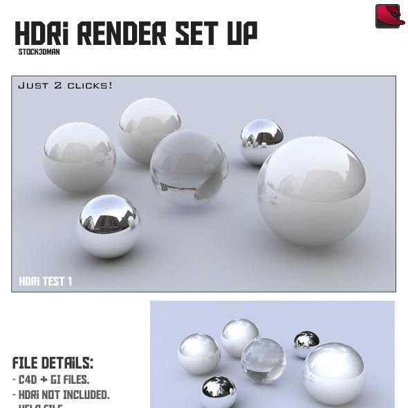 HDRi Render Set Up - For C4D