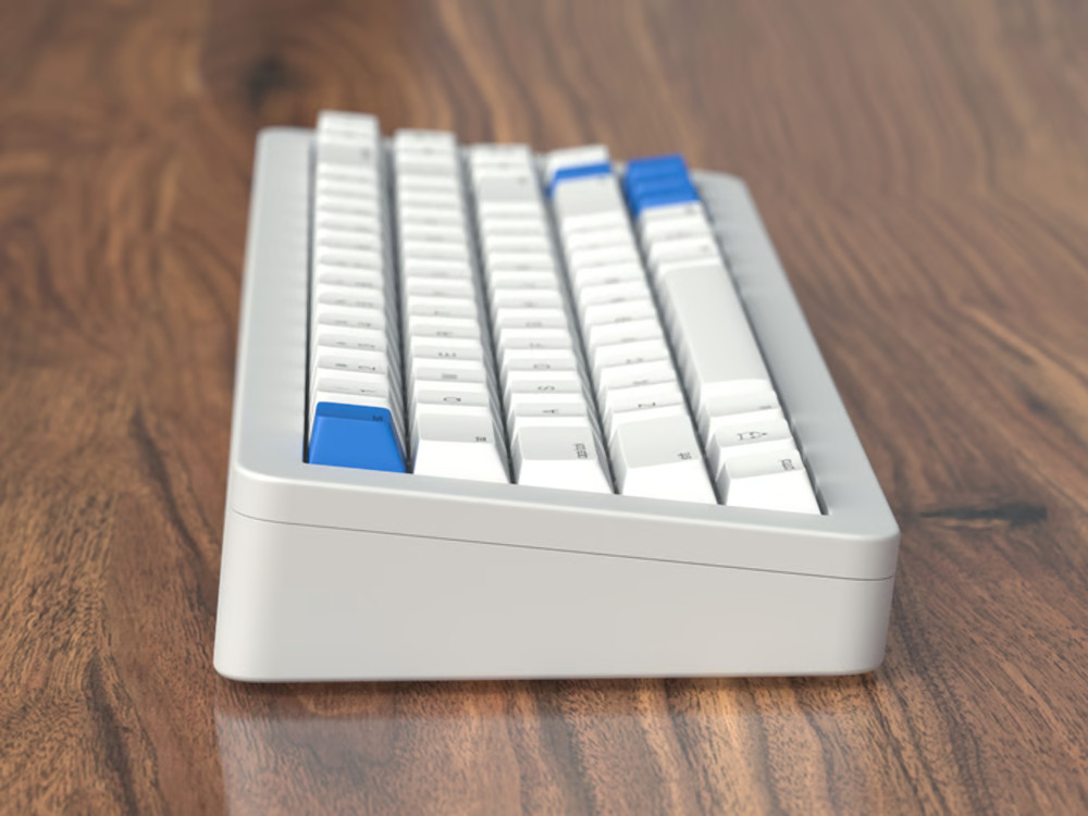 USA WhiteFox Eclipse Bluetooth RGB Linear Aluminium High Profile Mac/PC 65% Keyboard